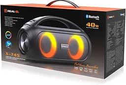 Портативна акустика REAL-EL X-745 Black [82787] - мініатюра 10