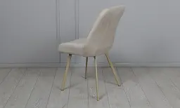 Стілець Ділан метал сидіння тканина 510x560x900 бежевий - мініатюра 3