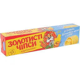 Чипси картопляні Золотисті зі смаком вершкового масла з сіллю 50 г - мініатюра 3