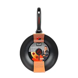 Сковорода WOK 28 см Smart Fry, сковорода Smart Fry 20см та набір скляних контейнерів + кришка скляна 20 см - мініатюра 5