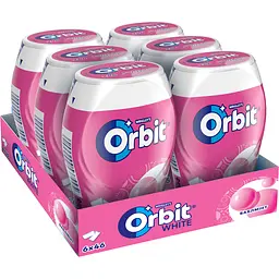 Гумка жувальна Orbit Bottle Баблмінт, 64 г (788247) - мініатюра 5