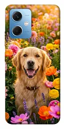 TPU чохол Demsky Flowery labrador для Xiaomi Redmi Note 12 5G