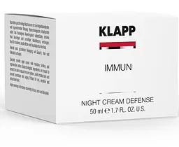 Крем для обличчя Klapp Immun Night Cream Defense, нічний, 50 мл - мініатюра 2