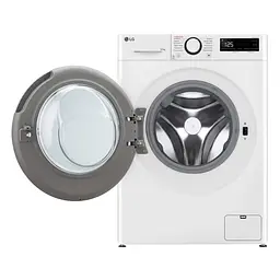 LG Прально-сушильна машина фронтальна, 9(5)кг, 1200, А, 48см, дисплей, пара, інвертор, білий - мініатюра 4