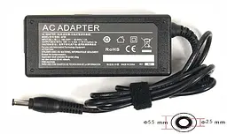 Блок живлення для ноутбуків PowerPlant ACER, ASUS 220V, 19V 65W 3.42A (5.5 x 2.5) (AC65F5525)