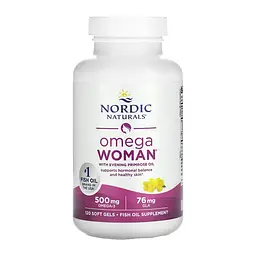 Омега-3 риб'ячий жир Nordic Naturals Omega Woman для серця, мозку та зору 120 софтгелів - мініатюра 3