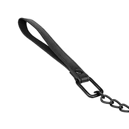 Нашийник з повідцем Bedroom Fantasies: Faux Leather Collar & Chain - мініатюра 6