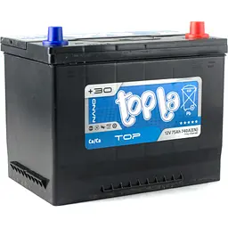 Акумулятор автомобільний Topla 75 Ah/12V Top/Energy Japan Euro (118 875) - мініатюра 2