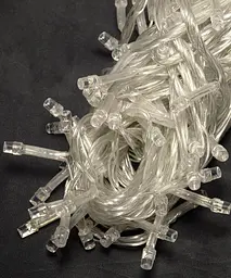 Світлодіодна гірлянда No Brand 260 LED класична 5 мм 15 м із прозорим дротом та синім світлом (1130-02) - мініатюра 2