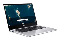 Ноутбук Acer Chromebook Spin CP314-1HN 14' FHD IPS, Intel C N4500, 8GB, F128GB, UMA, ChromeOS, сріблястий (NX.AZ3EU.002) - мініатюра 4