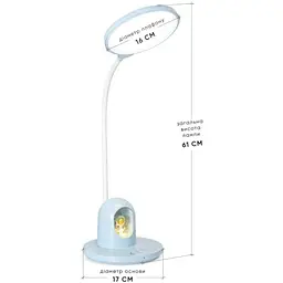 Лампа світлодіодна Mealux DL-10 Blue (DL-10 Blue) - мініатюра 2