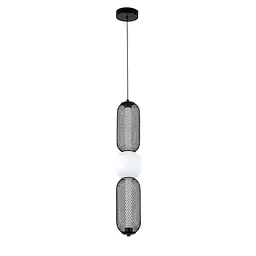 Світильник підвісний LED Levistella 7812033 BK, 6W, 3000K, чорний метал, для вітальні