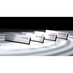Модуль пам'яті для комп'ютера DDR5 64GB (2x32GB) 6400 MHz Ripjaws M5 RGB Matte White G.Skill (F5-6400J3239G32GX2-RM5RW) - мініатюра 4