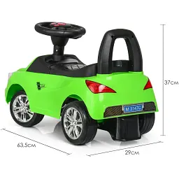 Каталка-толокар Bambi M 3147C-5 музичний зелений - мініатюра 3