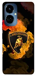 Чохол Demsky Lamborghini logo для TECNO Camon 19 (CI6n) / 19 Pro (CI8n)