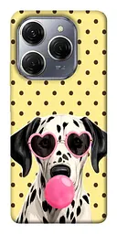 TPU чохол Demsky Pinky dolmatin для TECNO Spark 20 Pro