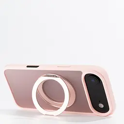 Противоударный чехол-панель для Apple iPhone 17 Air, Unit Stand2, розовый, силикон + поликарбонат, защита всего корпуса, с подставкой, поддержка магнитных держателей и беспроводной зарядки (MagSafe), ArmorStandart (ARM86342) - мініатюра 4