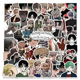 Стікерпак GeekLand Killing Stalking 50 штук - мініатюра 3