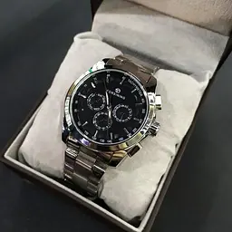 Наручний годинник чоловічий Forsining Walker Steel Сріблястий (2261) - мініатюра 9