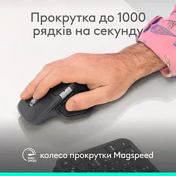 Мишка Logitech MX Master 4 for Business Wireless/Bluetooth Graphite (910-007617) - мініатюра 5