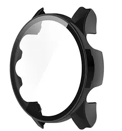 Чохол-накладка DK Пластик Gloss Скло Full Cover для Garmin Forerunner 255/255 Music 015821 Black - мініатюра 4