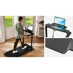 Бігова доріжка KingSmith WalkingPad Treadmill MX10(WP400B5) Black UA UCRF - мініатюра 6
