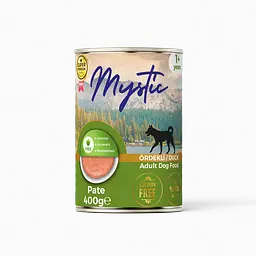 Вологий корм Mystic паштет з КАЧКОЮ для дорослих собак 400г.