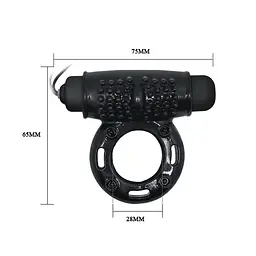 Віброкільце Baile Power Ring 20 7.5 см чорний - мініатюра 4