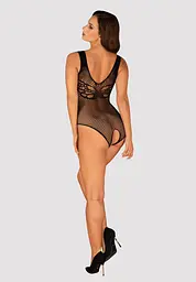 Боді Obsessive B134 XL/XXL чорний - мініатюра 4