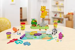 Набір для творчості Play-Doh з масою для ліплення Лев та друзі (F7221) - мініатюра 6