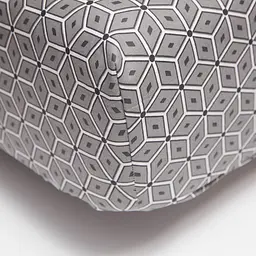Простирадло на резинці Moon&Star Grey Labyrinth Бязь Gold Люкс 200х220х25 см