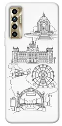 TPU чохол Demsky Kharkiv spirit для TECNO Camon 17P