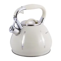 Чайник зі свистком Kamille KM-0691BG 3 л бежевий