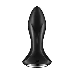 Анальна пробка Satisfyer Rotator Plug 1+ 12.8 см (чорний) - мініатюра 2