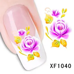 Наклейки для ногтей XF1040