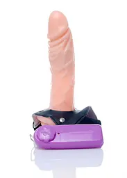 Страпон Hollow Strap-on-Hollow Strap-on Adrian vibrating Boss Series 46-00009 100478 - мініатюра 3