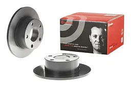 Диск гальмівний невентильований Audi A6 C4, A6 C5, 100 C4 90-08р Brembo (08.5743.11)