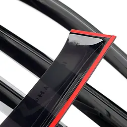 Дефлектори вікон вітровики Hyundai Santa Fe 2006-2012 (Voron Glass) VH21606 - мініатюра 3