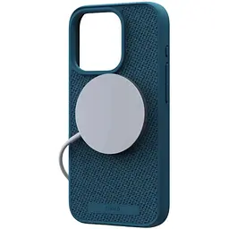 Чохол-накладка Njord Fabric MagSafe Case Deep Sea для iPhone 15 Pro (NA53FA01) - мініатюра 4