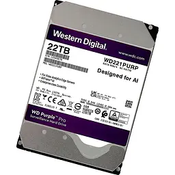 Жорсткий диск 3.5` WD Purple Pro 22TB SATA 512 MB (WD221PURP) [103863] - мініатюра 3