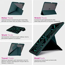 Чохол-книжка ArmorStandart Y-Type PEN для Apple iPad 10th Gen 10.9` (2022)/iPad 11 (2025) Pine Green (ARM77502) [133723] - мініатюра 10