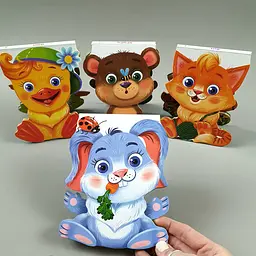 Зайчик. Кумедні лапки (українською мовою) А340016У