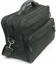 Чоловічий портфель тканини Wallaby 2653 Чорний - мініатюра 5