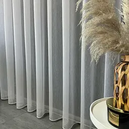 Тюль бамбук із люрексом білий 500х270, люверси ALBO pbe0052299 - мініатюра 6