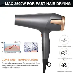 Фен Pretfy з дифузором 2500 Вт - мініатюра 2