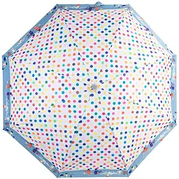 Жіноча складана парасолька механічна Art Rain 93 см різнобарвна