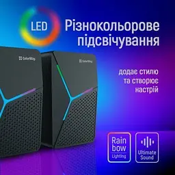 Акустична система ColorWay (CW-SPU01BK) Black (CW-SPU01BK) - мініатюра 7
