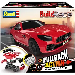 Збірна модель Revell Mercedes-AMG GT R Red Car рівень 1 масштаб 1:43, 10 деталей (RVL-23154) - мініатюра 6