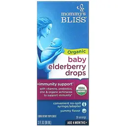 Органічні краплі Mommy's Bliss бузина для немовлят від 4 місяців 90 мл - мініатюра 2