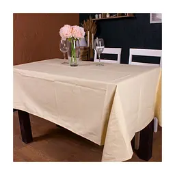 Скатертина MirSon Рогожа №204 Creamy 130x260 см (2200006737872)